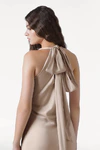 Mira Champagne Sky Bridesmaid Dress by TH&TH detail