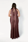 Mira Chocolate Brown Bridesmaid Dress by TH&TH back
