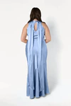 Mira Dusty Blue Bridesmaid Dress by TH&TH curve-back