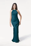 Mira Emerald Dawn Bridesmaid Dress by TH&TH front