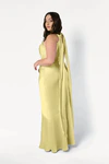 Mira Limoncello Bridesmaid Dress by TH&TH curve-back