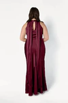 Mira Merlot Bridesmaid Dress by TH&TH curve-back