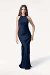 Mira Navy Bridesmaid Dress by TH&TH front