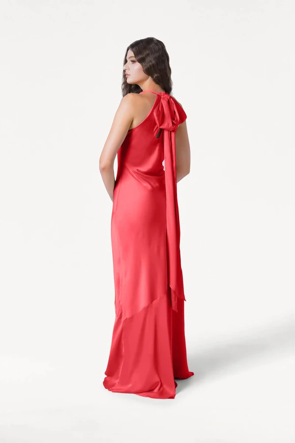 Mira Ruby Bridesmaid Dress by TH&TH back Mira Ruby Bridesmaid Dress by TH&TH back
