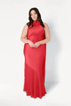 Mira Ruby Bridesmaid Dress by TH&TH curve-front