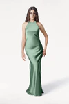 Mira Sage Green Bridesmaid Dress by TH&TH front