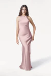 Mira Smoked Blush Bridesmaid Dress by TH&TH front
