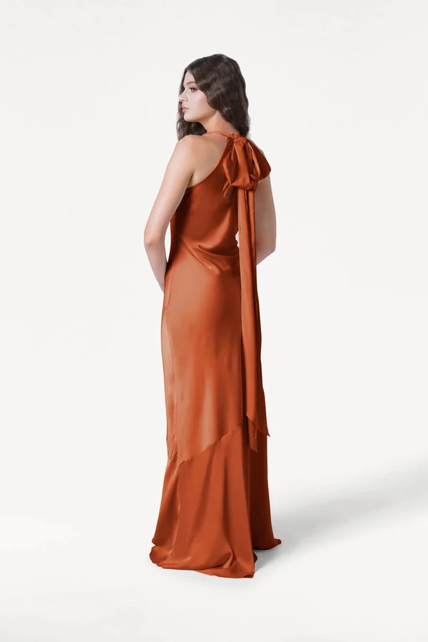Mira Terracotta Bridesmaid Dress by TH&TH detail Mira Terracotta Bridesmaid Dress by TH&TH detail