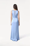 Nala Dusty Blue Blue bridesmaid dress by TH&TH — back