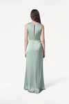 Nala Dusty Eucalyptus Green bridesmaid dress by TH&TH — back