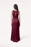 Nala Merlot Red bridesmaid dress by TH&TH — back