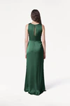 Nala Olive Grove Green bridesmaid dress by TH&TH — back