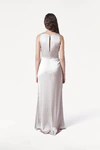 Nala Oyster Neutral bridesmaid dress by TH&TH — back