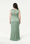 Nala Sage Green Green bridesmaid dress by TH&TH — back