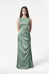Nala Sage Green Green bridesmaid dress by TH&TH — front