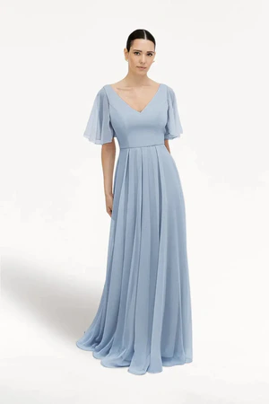 Phoebe Blue Bridesmaid Dress by TH&TH