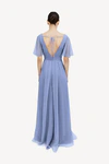 Phoebe French Blue Blue bridesmaid dress by TH&TH — back