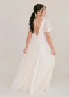 Ivory Phoebe bridesmaid dress by TH&TH, back view