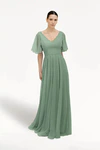 Try Before You Buy Phoebe bridesmaid dress in Sage by TH&TH