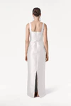 Savoy Bridesmaid Dress in Ivory Satin Twill by TH&TH