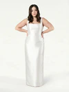 Savoy Bridesmaid Dress in Ivory Satin Twill by TH&TH