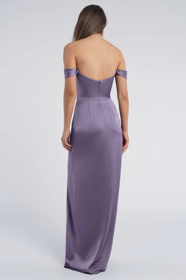 Sawyer Amethyst Purple bridesmaid dress by Jenny Yoo — back Sawyer Amethyst Purple bridesmaid dress by Jenny Yoo — back