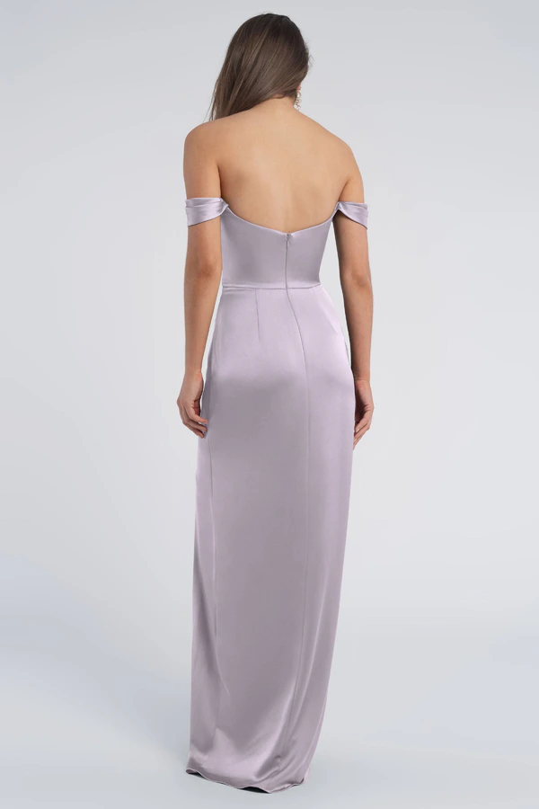 Sawyer Lilac Mist Purple bridesmaid dress by Jenny Yoo — back Sawyer Lilac Mist Purple bridesmaid dress by Jenny Yoo — back