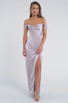Sawyer Lilac Mist Purple bridesmaid dress by Jenny Yoo — front