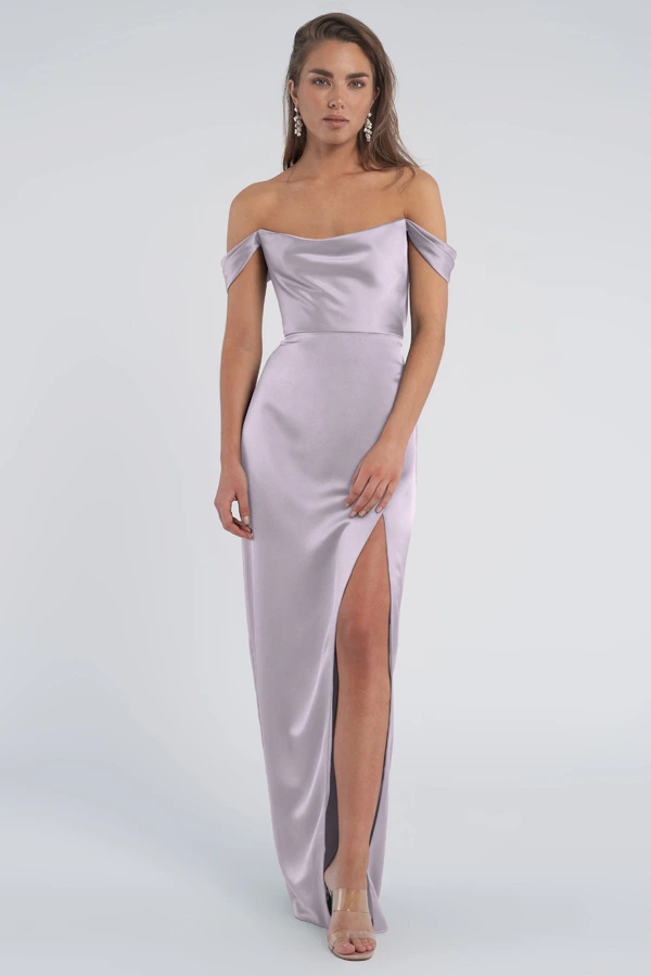 Sawyer Lilac Mist Purple bridesmaid dress by Jenny Yoo — front Sawyer Lilac Mist Purple bridesmaid dress by Jenny Yoo — front