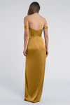 Sawyer Marigold Gold bridesmaid dress by Jenny Yoo — back