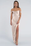 Sawyer Prosecco Champagne bridesmaid dress by Jenny Yoo — front
