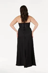 Selena Black Bridesmaid Dress by TH&TH curve-back