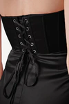Selena Black Bridesmaid Dress by TH&TH detail