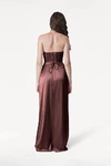 Selena Chocolate Brown Bridesmaid Dress by TH&TH back