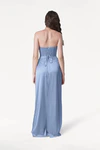 Selena Dusty Blue Bridesmaid Dress by TH&TH back