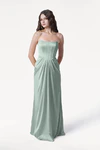 Selena Dusty Eucalyptus Bridesmaid Dress by TH&TH front