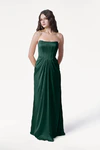 Selena Forest Green Bridesmaid Dress by TH&TH front