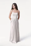 Selena Oyster Bridesmaid Dress by TH&TH front