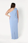 Valentina Blue Bridesmaid Dress by TH&TH – Curve Back