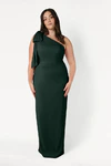 Valentina Green Bridesmaid Dress by TH&TH – Curve Front