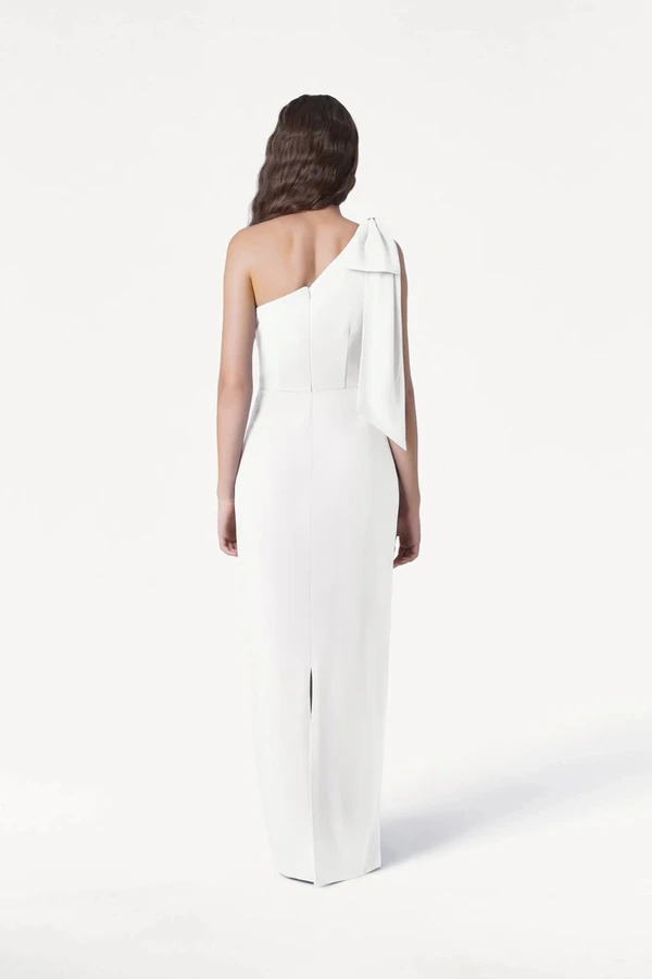 Valentina Neutral Bridesmaid Dress by TH&TH – Back Valentina Neutral Bridesmaid Dress by TH&TH – Back