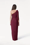 Valentina Burgundy Bridesmaid Dress by TH&TH – Back