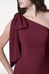 Valentina Burgundy Bridesmaid Dress by TH&TH – Detail