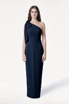 Valentina Blue Bridesmaid Dress by TH&TH – Front