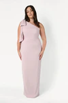 Valentina Pink Bridesmaid Dress by TH&TH – Curve Front