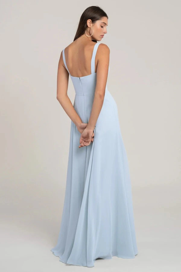 Harris Bridesmaid Dress Chiffon Whisper Blue Jenny Yoo Sweetheart Harris Bridesmaid Dress Chiffon Whisper Blue Jenny Yoo Sweetheart