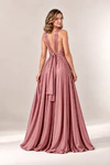 Infinity wrap mink bridesmaid dress by Tania Olsen - rear view