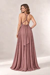 Infinity wrap tea rose bridesmaid dress by Tania Olsen - rear view