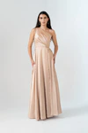 Mahonia Champagne bridesmaid dress by Tania Olsen