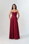 Manuka Wine bridesmaid dress by Tania Olsen